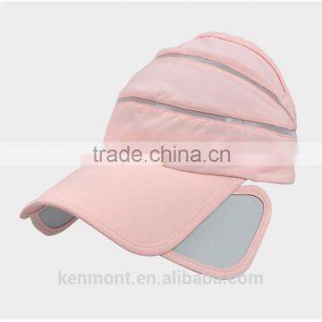 Custom embroidered logo flexfit baseball cap with sun visor design