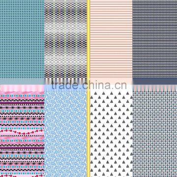 Popular way stretch nylon spandex priting fabric for swimwear and underwear