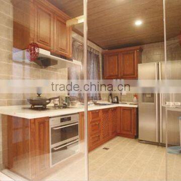 Foshan Factory Ceramic kitchen Decorative Wall, Any color customized Shining Painted crystal art glass