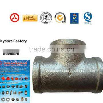 GI Malleable Iron Pipe Fitting Tee, Equal Tee 130 photo-2