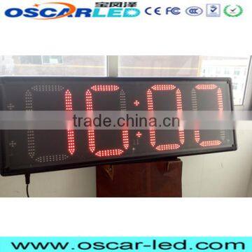 Clock Led Sign Display 4 or 6 Digit Led Clock Screen Board Display 7 Segment Led Screen Clock Board Quality Choice photo-3