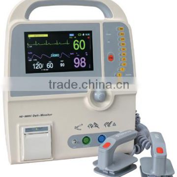 HD-9000C Hospital medical monophasic external difibrillator monitor