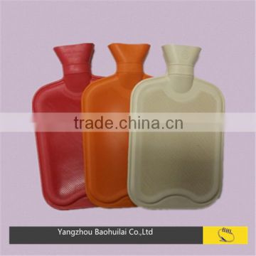 colorful BS natural rubber hot water bottle 2000ml