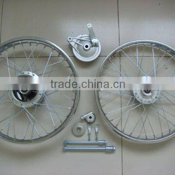 CG125 Spoke wheel set