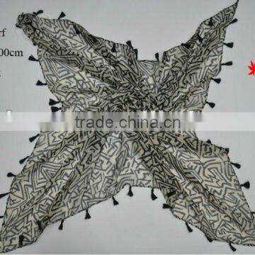 Lady's Fashionable Scarves Spring Square Scarf with special pattern South Africa Scarf