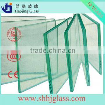 clear tinted low-e high quality laminated glass price/tempered laminated glass roof