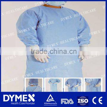 Single use non woven sterile hospital clothing patient surgical gown