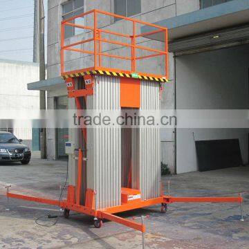 Good Quality Adjustable Mobile Scissor Lift /moving Platform With With Four Wheels photo-2