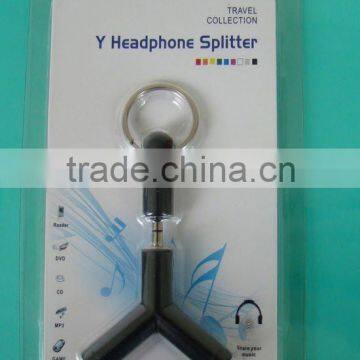 Hot Selling Headphone Splitter, 2 Way Headphone Splitter, 3.5mm Headphone Jack Splitter for Mobile Phone photo-3