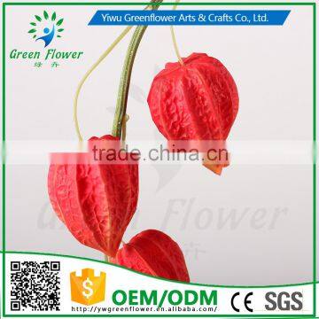 Greenflower 2016 Wholesale Real Touch Latex PU Lantern Fruit China Artificial Flowers Rose for Wedding Decoration photo-4