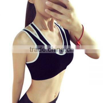 Hot sale professional custom wholesale sports bra, yoga sports women sexy nude bra, women's sports bra