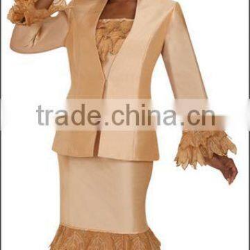 Champagne Color GMI Fall and Holiday Church Suit 2014