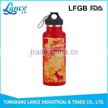 Logo prite custom aluminum water bottle sports bottle