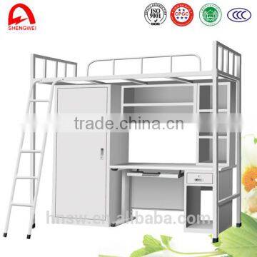 Professional double decker metal bunk bed made in China