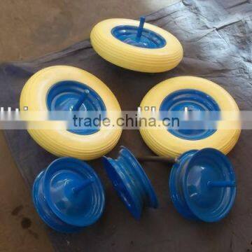 big 4.00-8 pu foam rubber wheel for wheel barrow