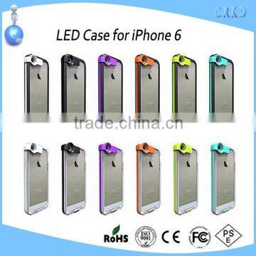 new design led case for iphone 6 with USB cable