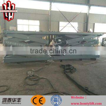 hydraulic portable stationary scissor cargo lift/automatic lifting table