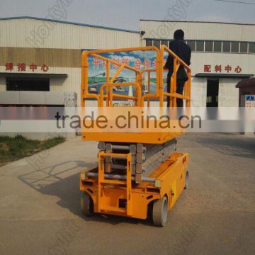 battery self propelled mini scissor lift