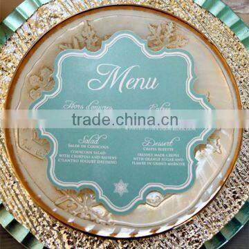 creative star shape mint and gold menu card                        
                                                Quality Choice