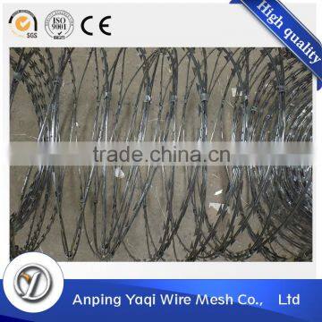 15years wire mesh making experience heavy duty eco-friendlyrazor razor wire fencing for highway