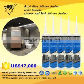 Butyl Glass Silicone Sealant/Gripz Silicone/Kitchen And Bath Silicone Sealant