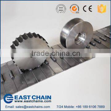 Single Hinge Straight Running Width 114.3mm 420 Stainless Steel Slat Chain SS812-K450 photo-6