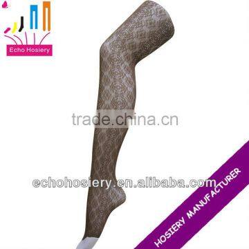 women flower pattern tights