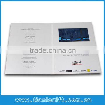 A4 Size 7 inch Video Brochure Video Book