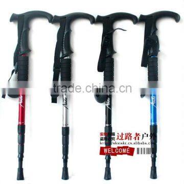 Goread K018 high quality 4 section alpenstock walking stick