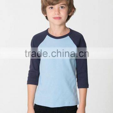 Good quality exquisite design 3/4 sleeve boys pant shirts for MOQ 50pcs