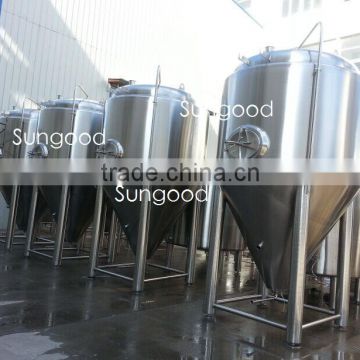 US Hot Sales Stainless Steel Glycol Jacket Fermenter/Glycol Jacket Conical Fermenter