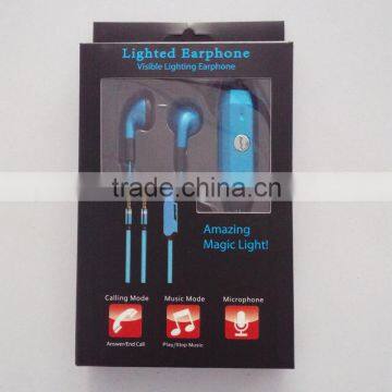 LED Flashing Earphone for Phone and Pc/light up Earphones With Cute Design photo-5