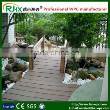 Plastic outdoor deck flooring for anti-slip wpc outdoor swimming pool flooring