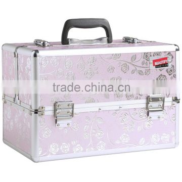 Aluminium 8 compartment Beauty Box