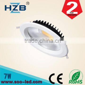 7w high quality led wall mounted decorative down lighting with cob epistar chip