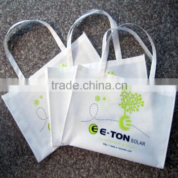 White Non woven bag for promotion/ non woven shopping packaging