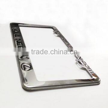 Custom High Quality Stainless Steel Car License Plate Frame American Metal License Plate Holder photo-4