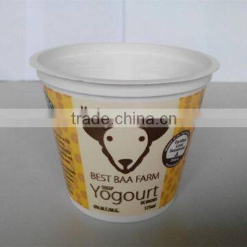 Высококачественная лакокрасочная пластиковая йогуртная чашка, изготовленная методом литья под давлением