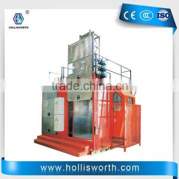 High Quality SC100/150/200 Building Hoist 33m/min Lifting Speed Construction Elevator