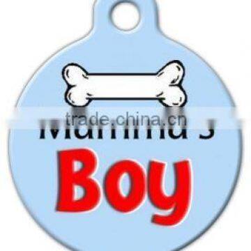 Free sample custom colorful anodized aluminum dog tag