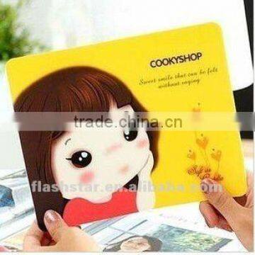 PVC with rubber mouse pad for promotional gift