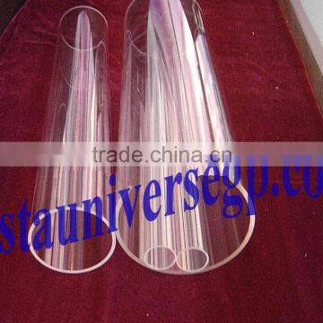 all size of brisbane clear quartz glass tube with low price
