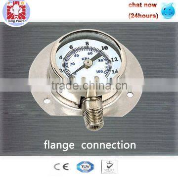 Oil filled liquid filled stainless steel oil pressure gauge