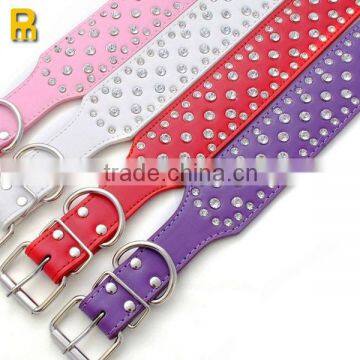 PU leather dog collar for wholesale