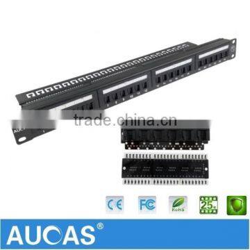 19 Inch Standard Server Rack Network Patch Panel 24 Port Cat6 UTP Unshielded Factory Offer Price photo-6