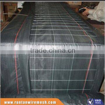 Black landscape fabric welded wire mesh and PP landscape fabric 14 ga woven silt fence (UV Resistance)