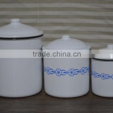 Christmas enamel canister set,enamel tumbler