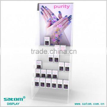 Direct Factory Price Wholesale Nail Polish Display Floor Shelf