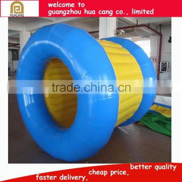 2016 Colorful outdoor funny inflatable water roller, PVC rolling ball for water game