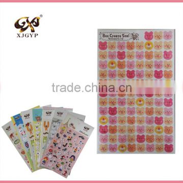 decorative sticker paper/art paper sticker/removable sticker paper